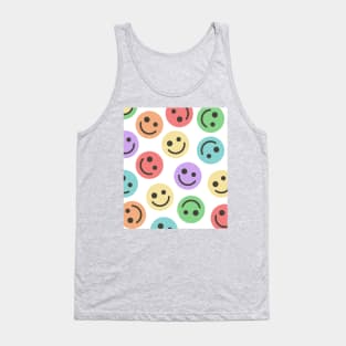 Rainbow Happy Faces Tank Top